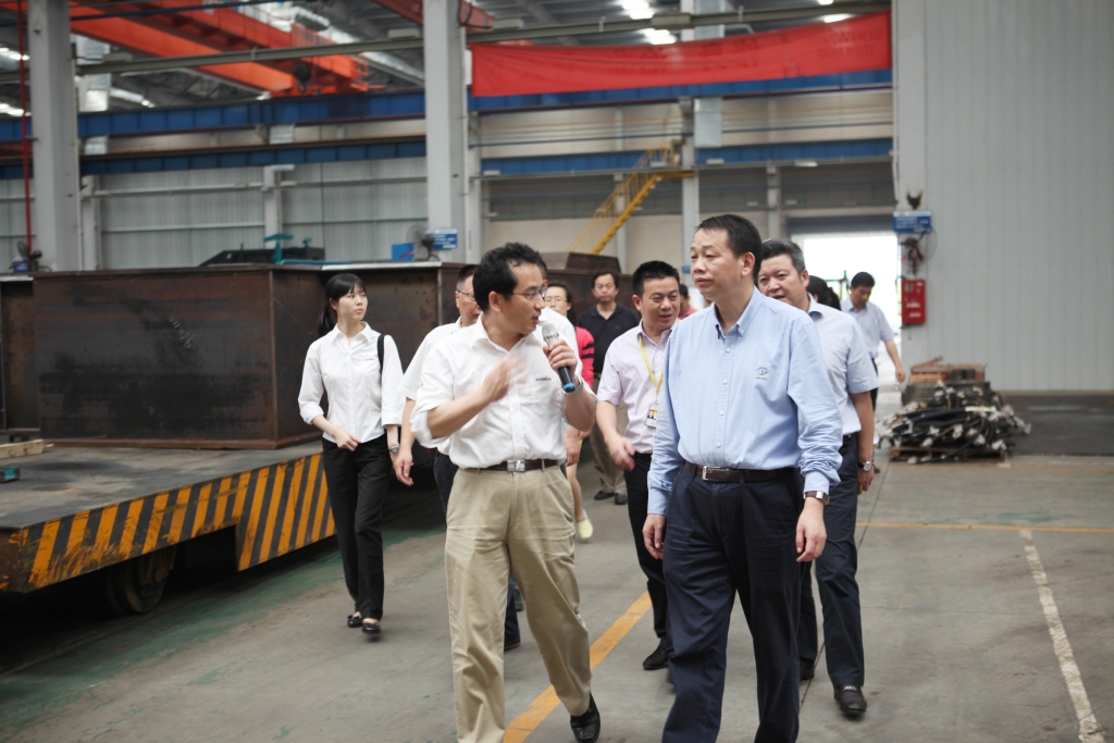 长沙市委常委文树勋一行调研米兰网站_米兰(中国)智能