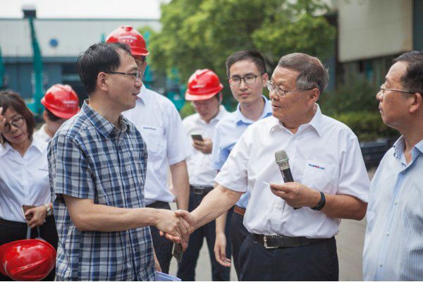商务部合作司刘民强副司长一行调研米兰网站_米兰(中国)智能