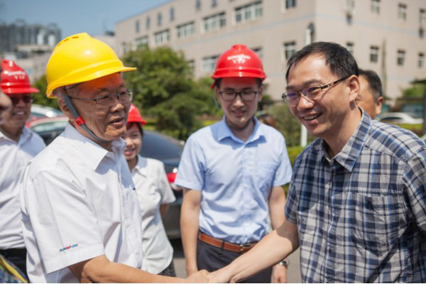 商务部合作司刘民强副司长一行调研米兰网站_米兰(中国)智能