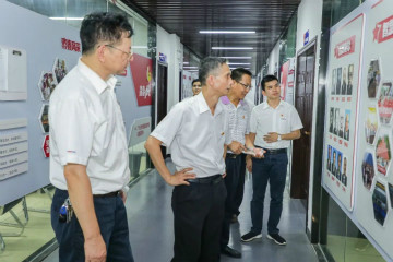 广州工控党建联盟联络员一行到米兰网站_米兰(中国)智能开展工作对接