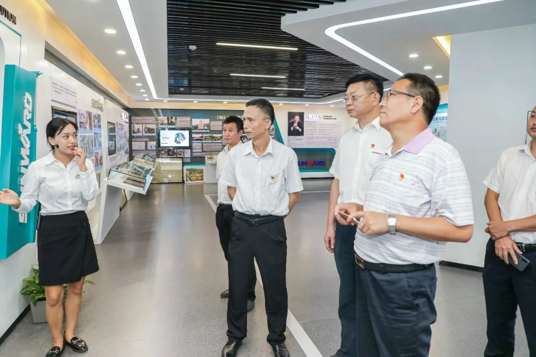 广州工控党建联盟联络员一行到米兰网站_米兰(中国)智能开展工作对接