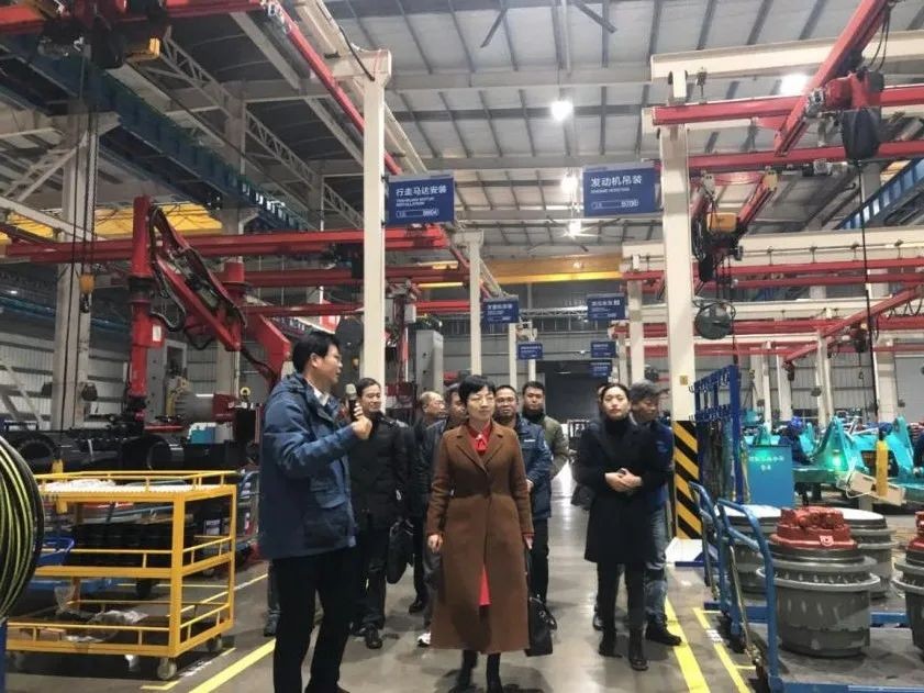 省工信厅副厅长彭涛一行调研米兰网站_米兰(中国)智能