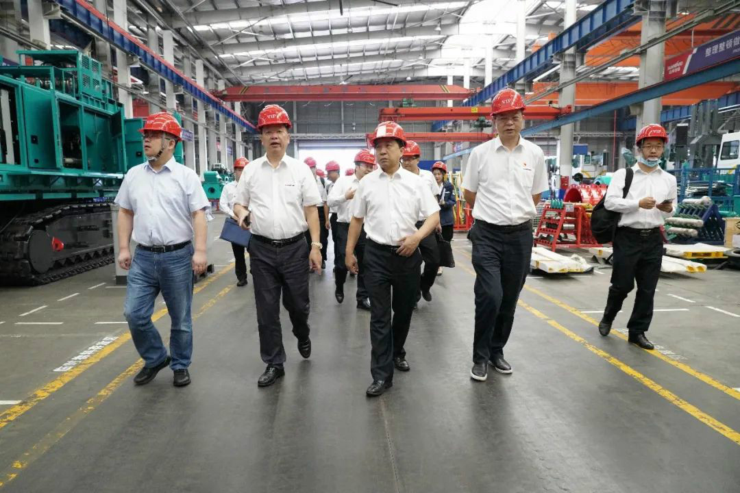 中铁装备赵华总经理莅临米兰网站_米兰(中国)智能交流