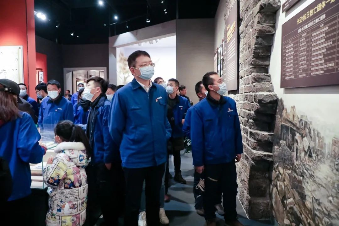 觅红色历史 践初心使命——米兰网站_米兰(中国)智能全体党员赴长沙党史馆开展主题党日活动
