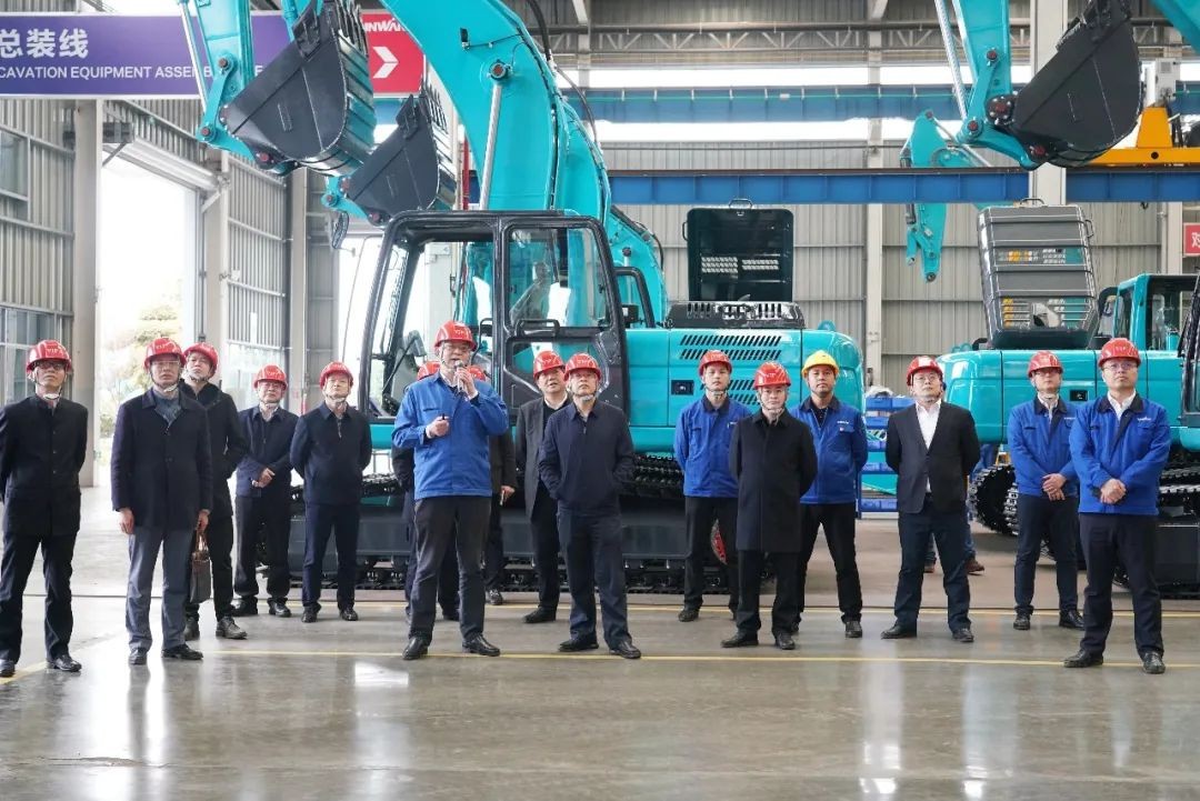 湖南重点建筑企业团调研米兰网站_米兰(中国)智能