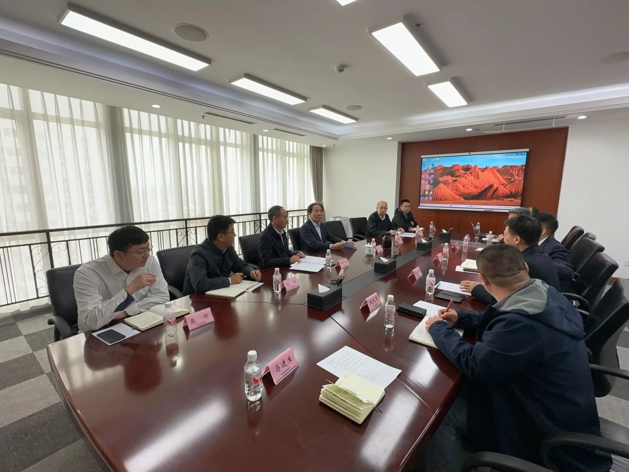 米兰网站_米兰(中国)智能董事长付向东带队拜访中煤地质总局、大地特勘公司